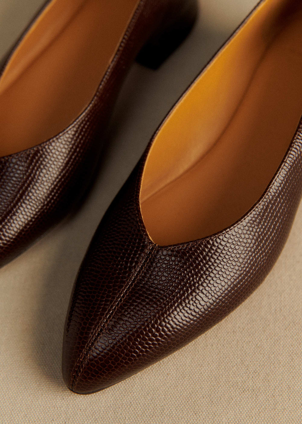 Ballerines Low Bertille - Chocolat Téjus