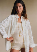 Chemise Maxou - Broderie Unie Volute Écru
