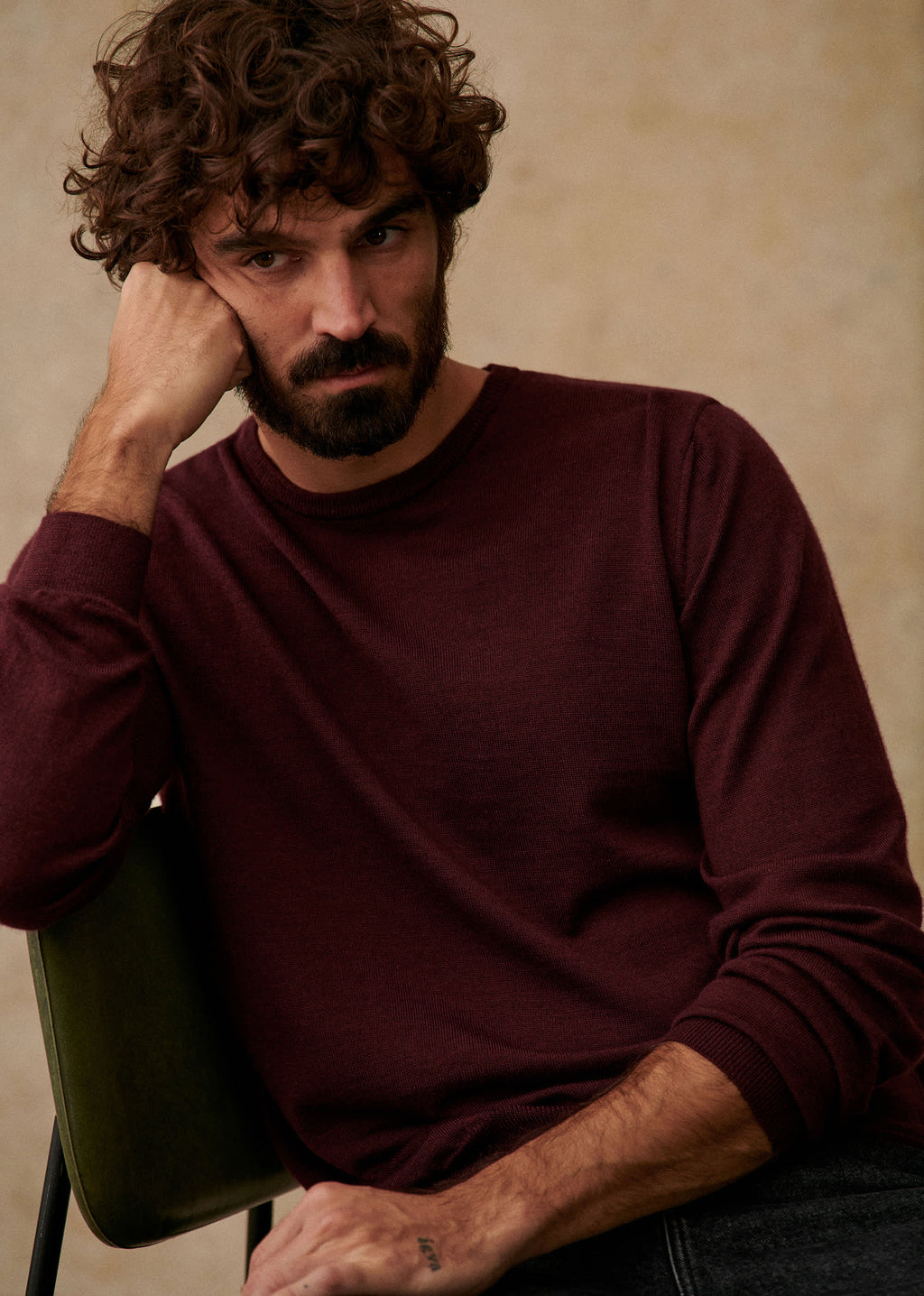 Pull Nils - Bordeaux
