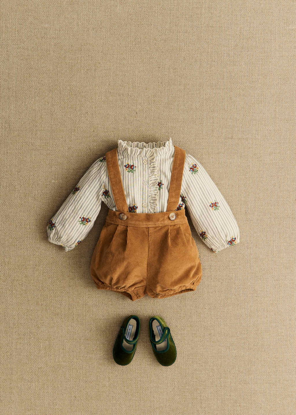Chemise Chlo - Petit Sézane x Antoinette Poisson - Rayures Broderies Boutonnières