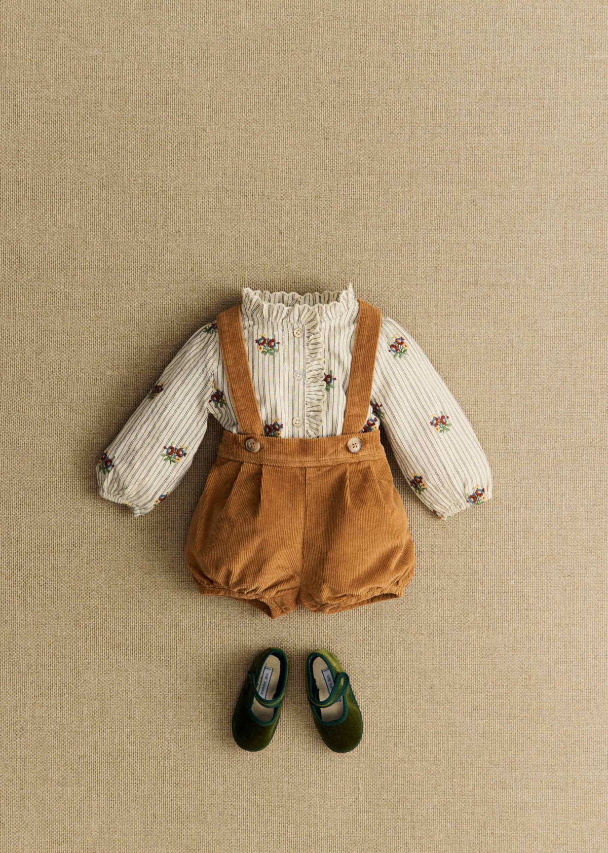 Chemise Chlo - Petit Sézane x Antoinette Poisson - Rayures Broderies Boutonnières