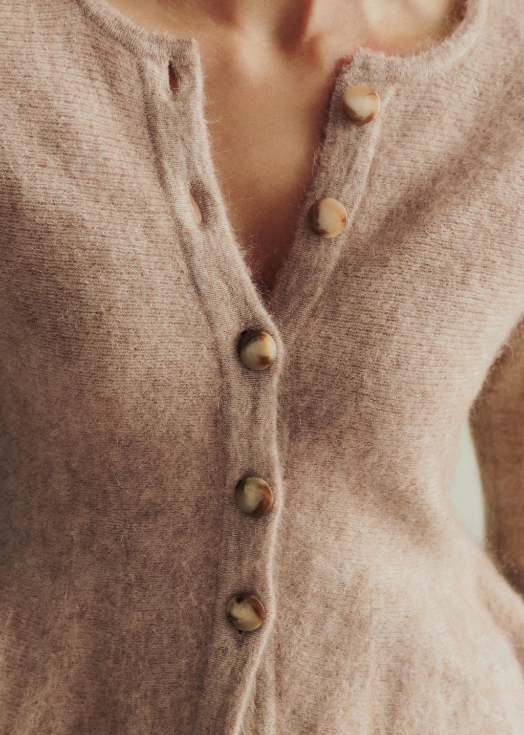 Gilet Karlie - Beige Chiné Clair