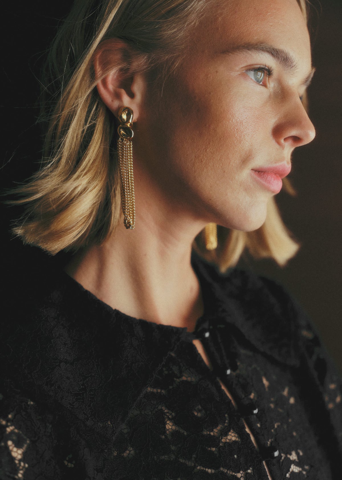 Boucles d'oreilles Lana - Doré
