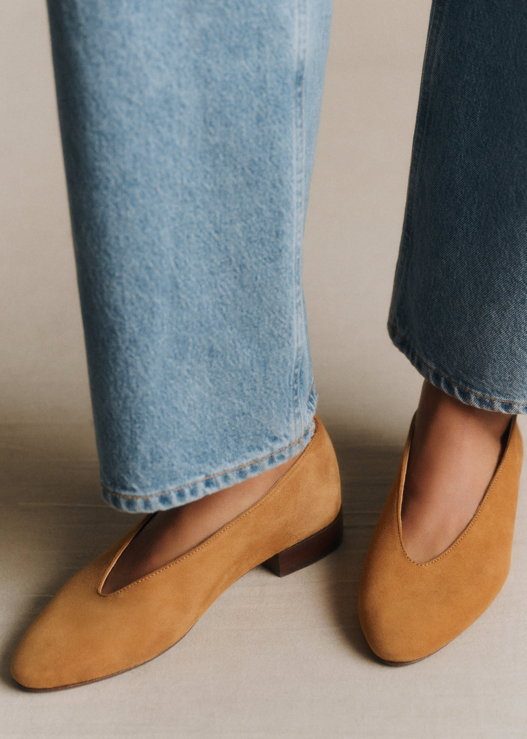 Ballerines Low Matilda - Noisette