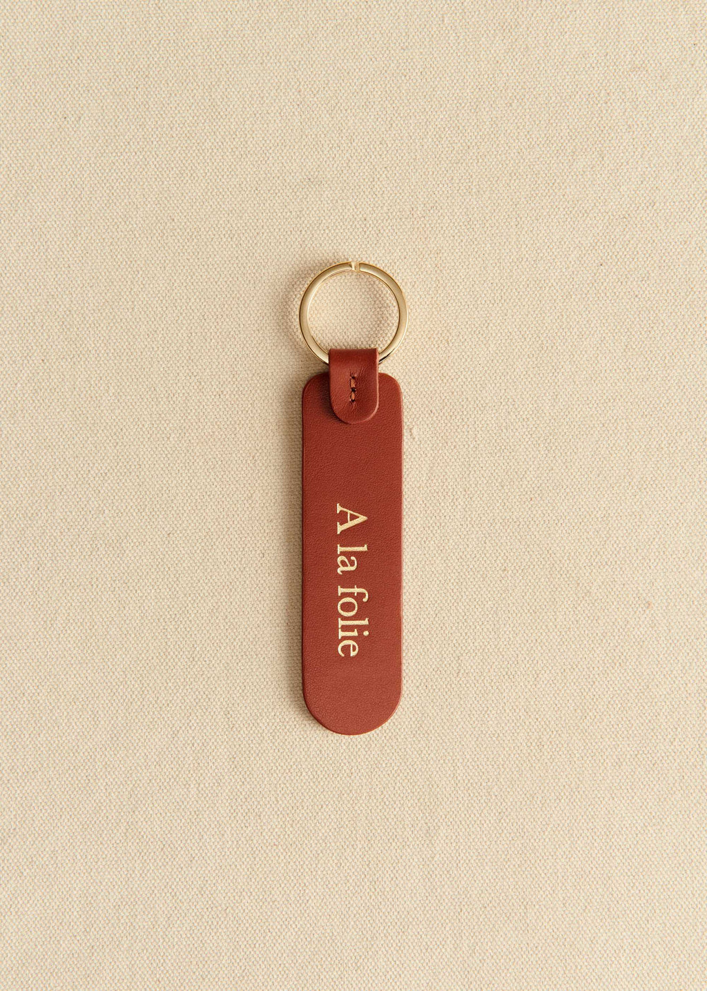 Porte-clé - Brun "A la folie"
