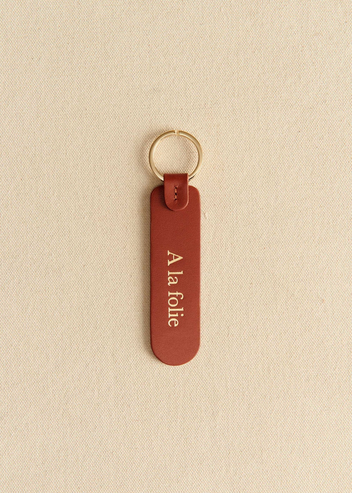 Porte-clé - Brun "A la folie"