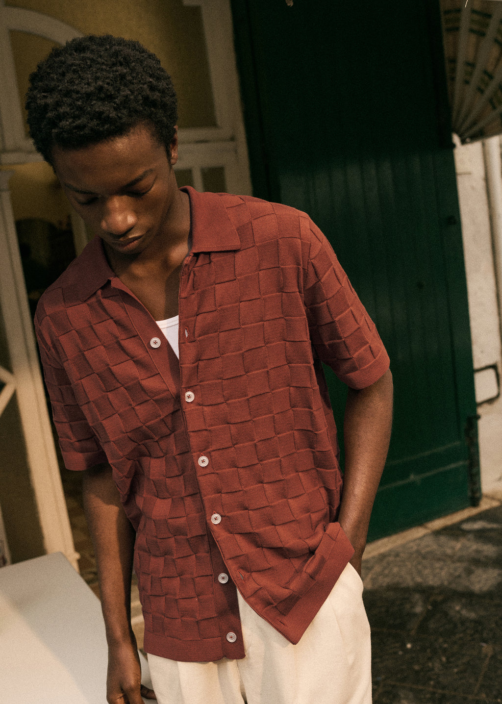 Chemise Maille Astor - Rouille