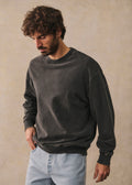 Sweatshirt Boxy - Noir Délavé