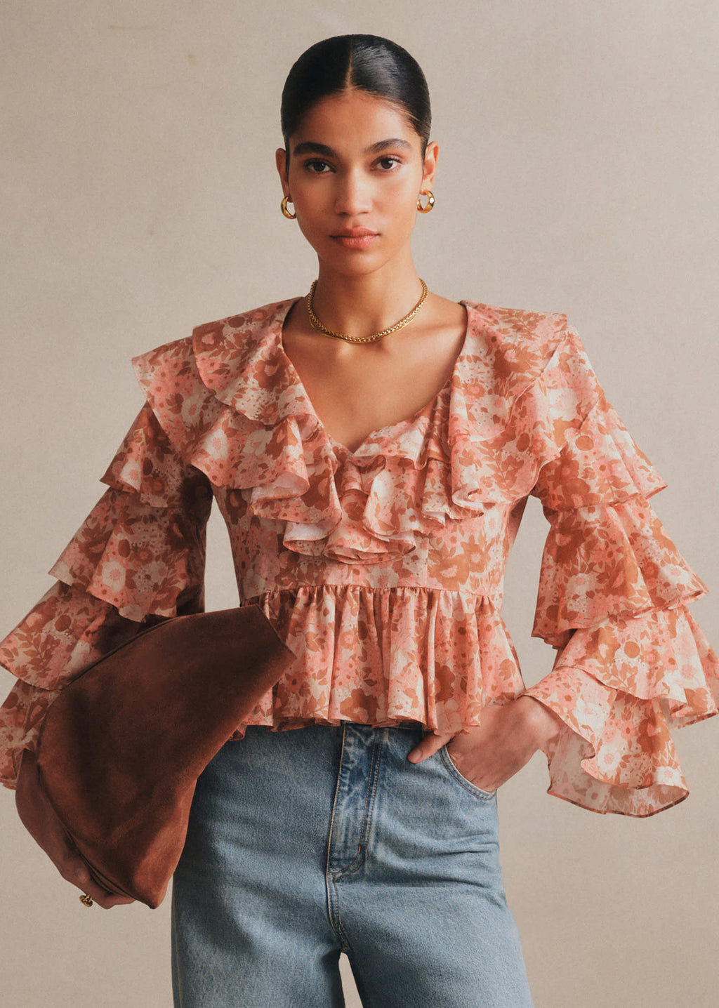 Blouse ABELY - Imprimé Gioia