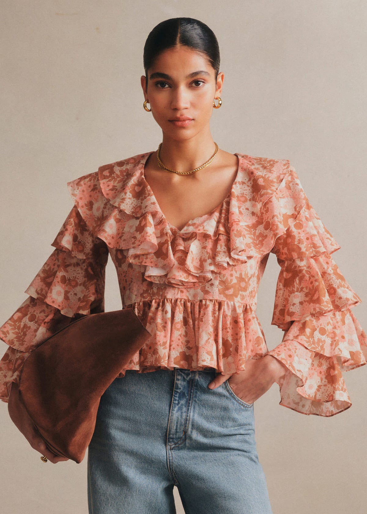 Blouse ABELY - Imprimé Gioia