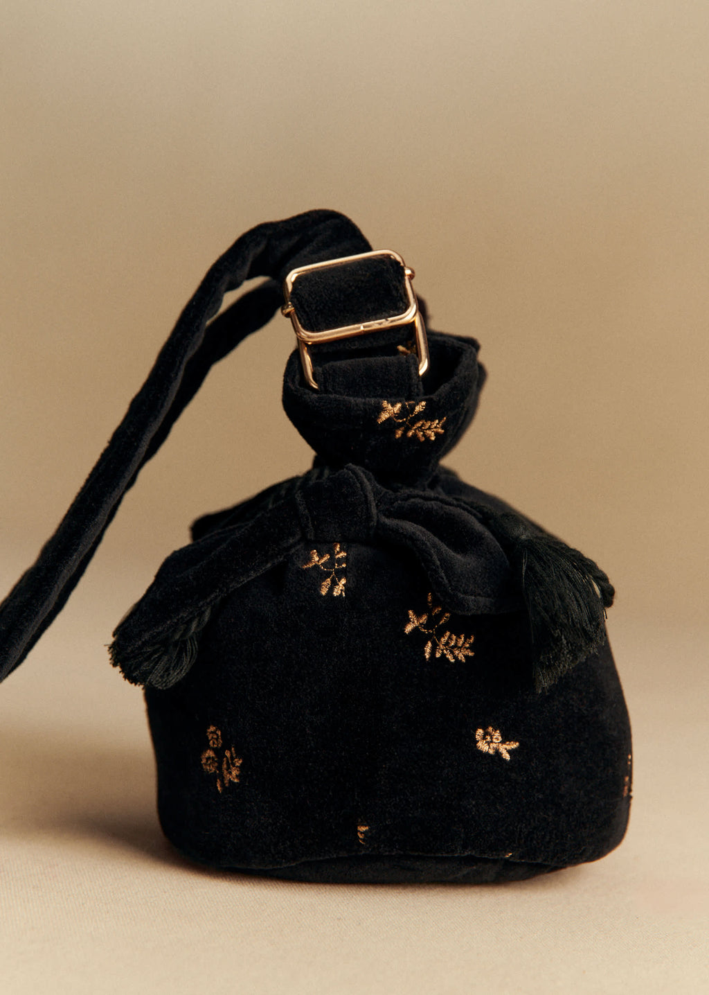 Sac boule - Broderie Fleurs