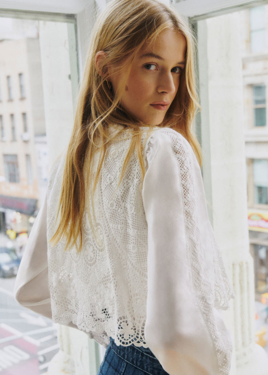 Chemise Beryl - Sézane x SEA NY - Ecru