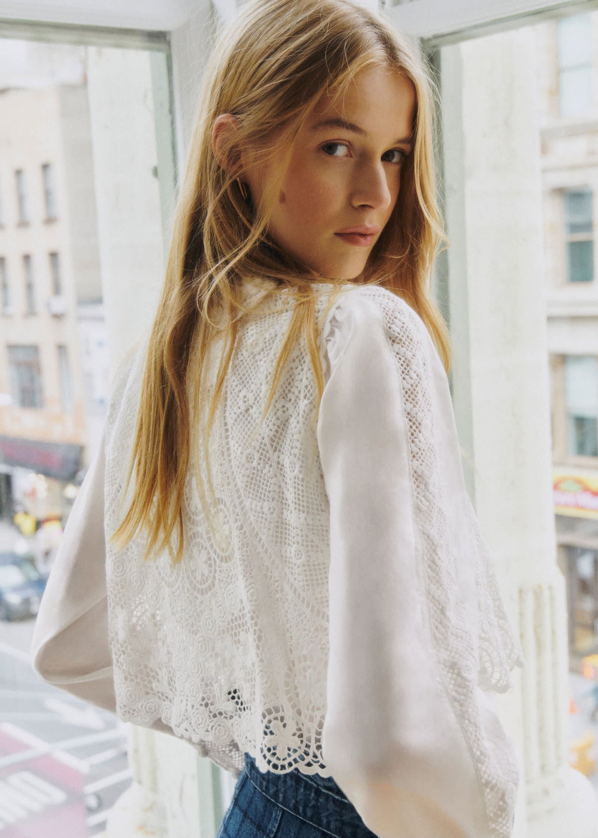 Chemise Beryl - Sézane x SEA NY - Ecru