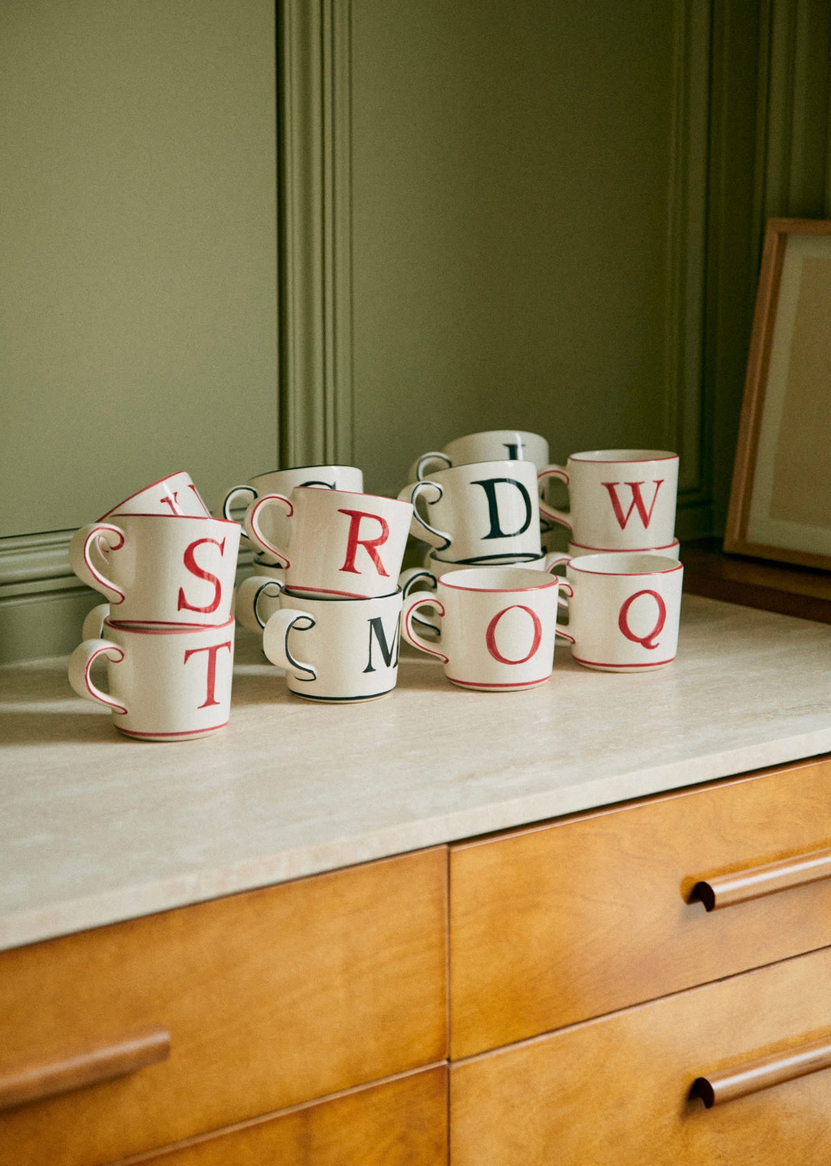 Tasse Tempo - Lettre H - Rouge