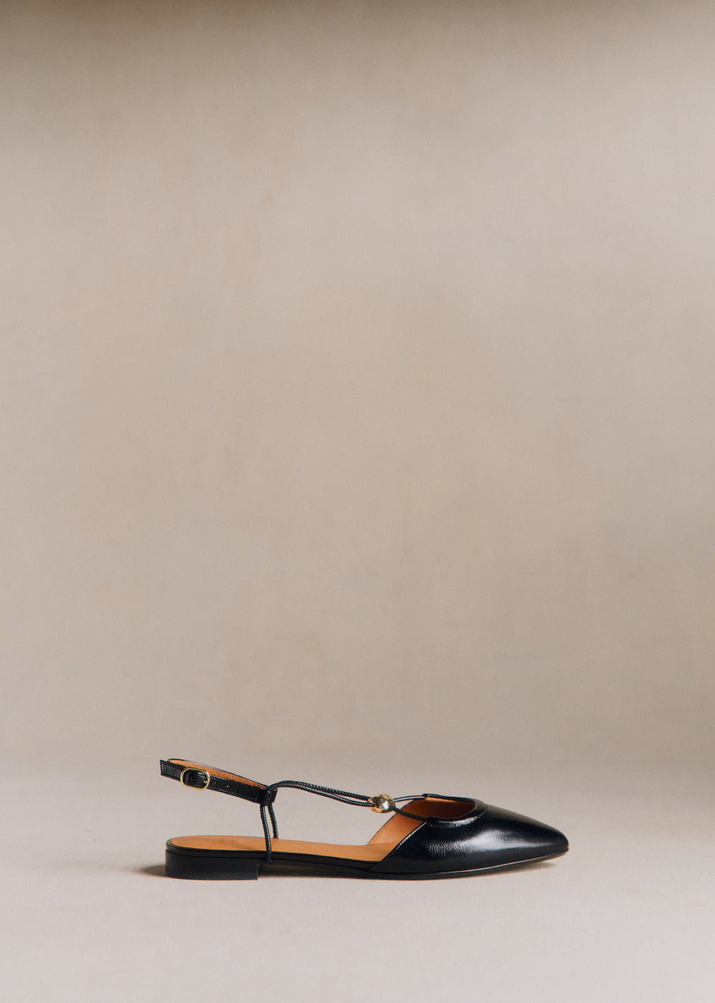 Ballerines Low Alexia - Noir Vintage