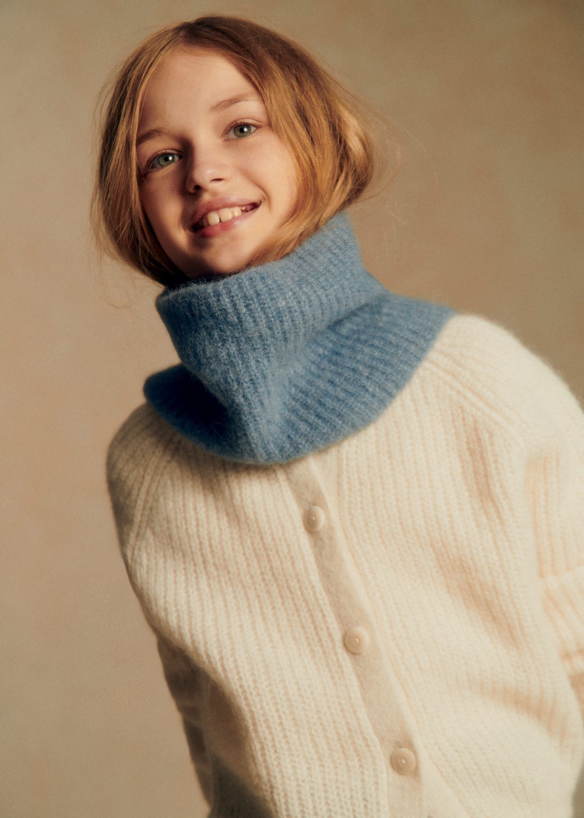 Snood Bernie - Bleu Glacier