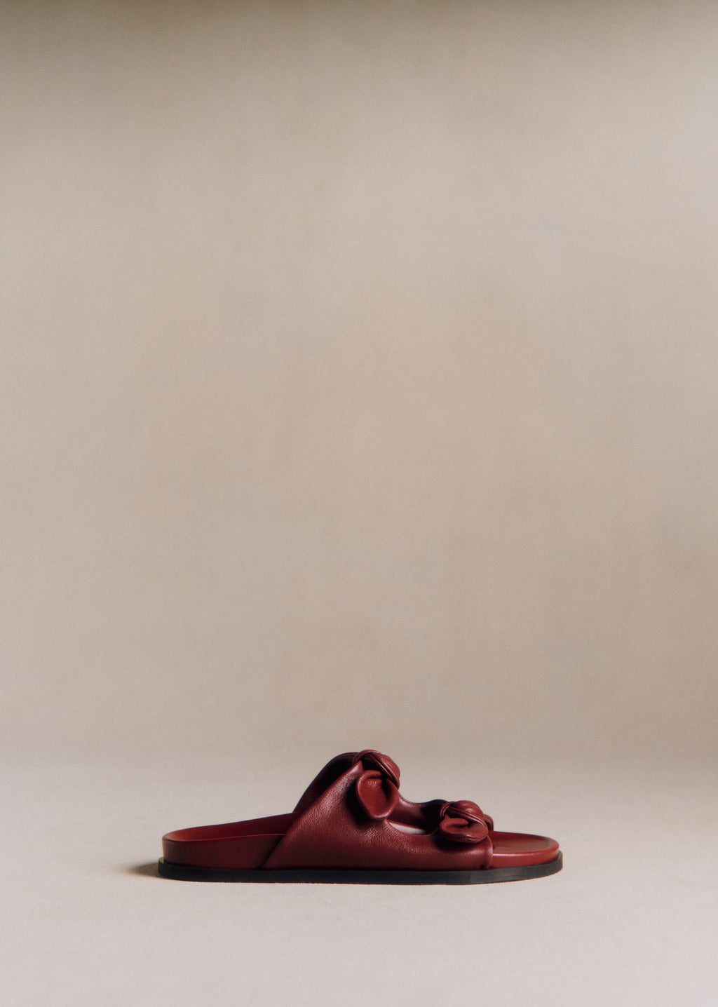 Mules Low Cleo - Bordeaux Lisse