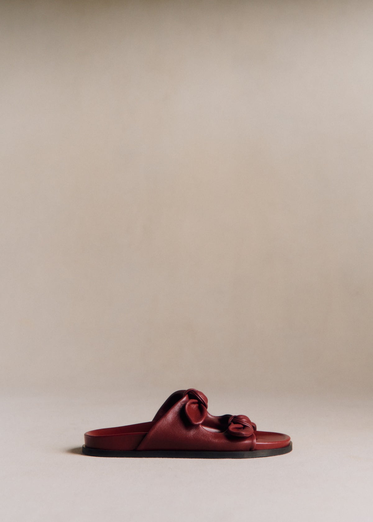 Mules Low Cleo - Bordeaux Lisse