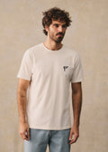 T-Shirt Coeur Amour Club - Blanc / Marine