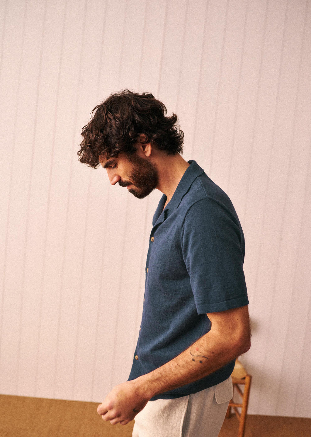 Chemise Maille Jonas - Bleu