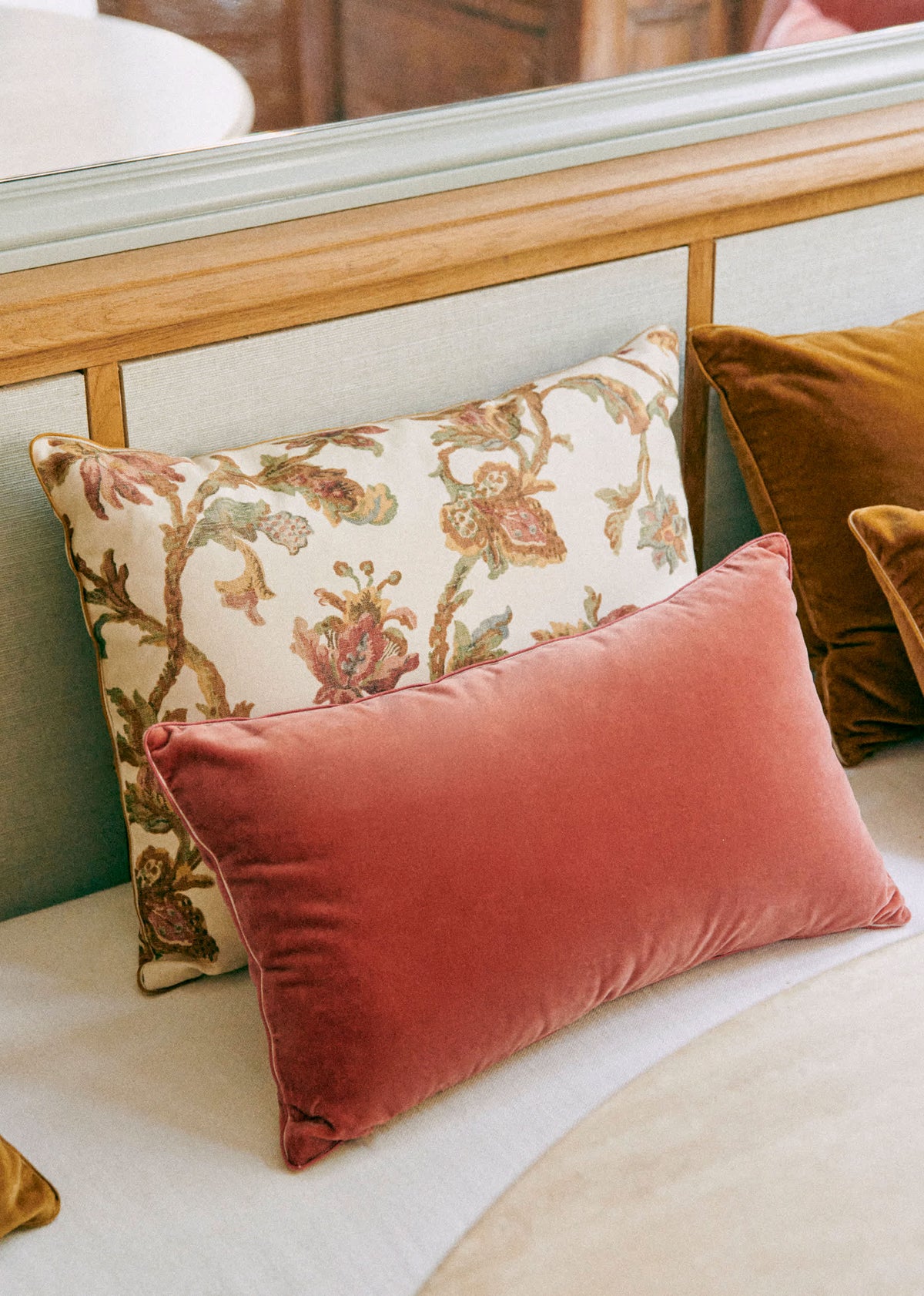 Coussin Velours Édition - Petit modèle - Blush