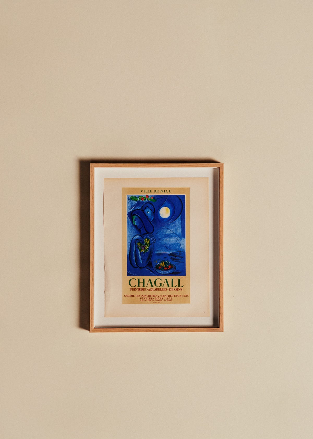 Affichette Mourlot de Chagall - N°11