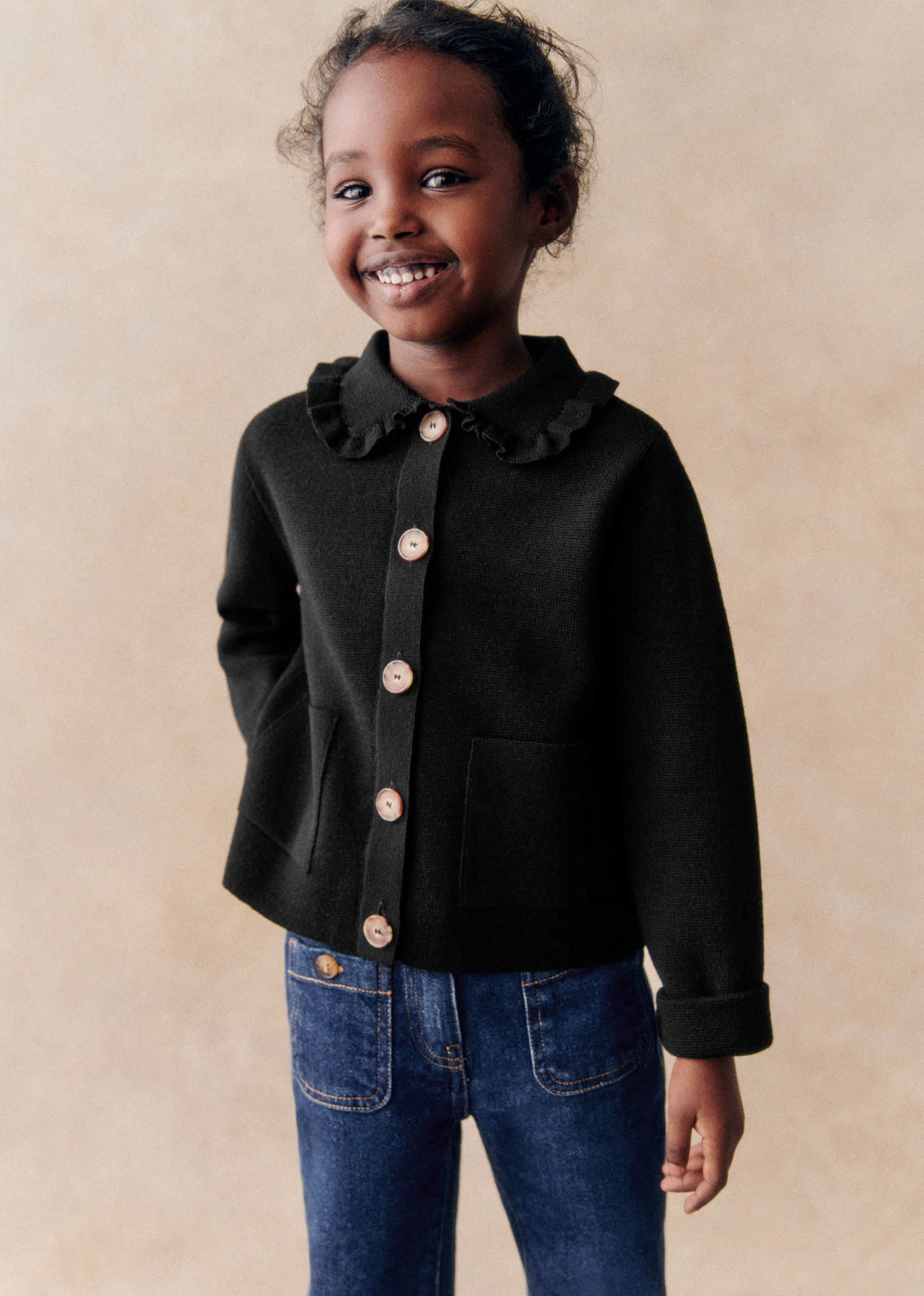 Gilet Betty Fantaisie - Noir