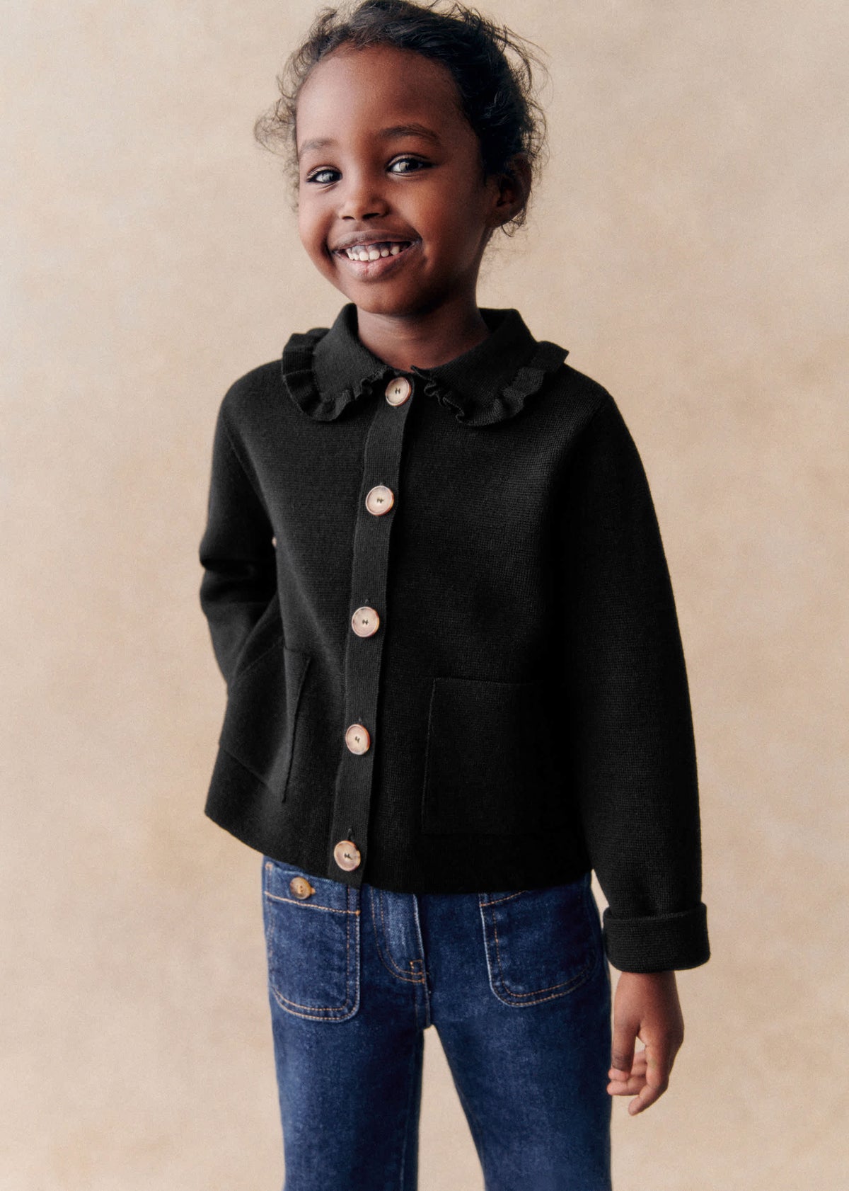 Gilet Betty Fantaisie - Noir