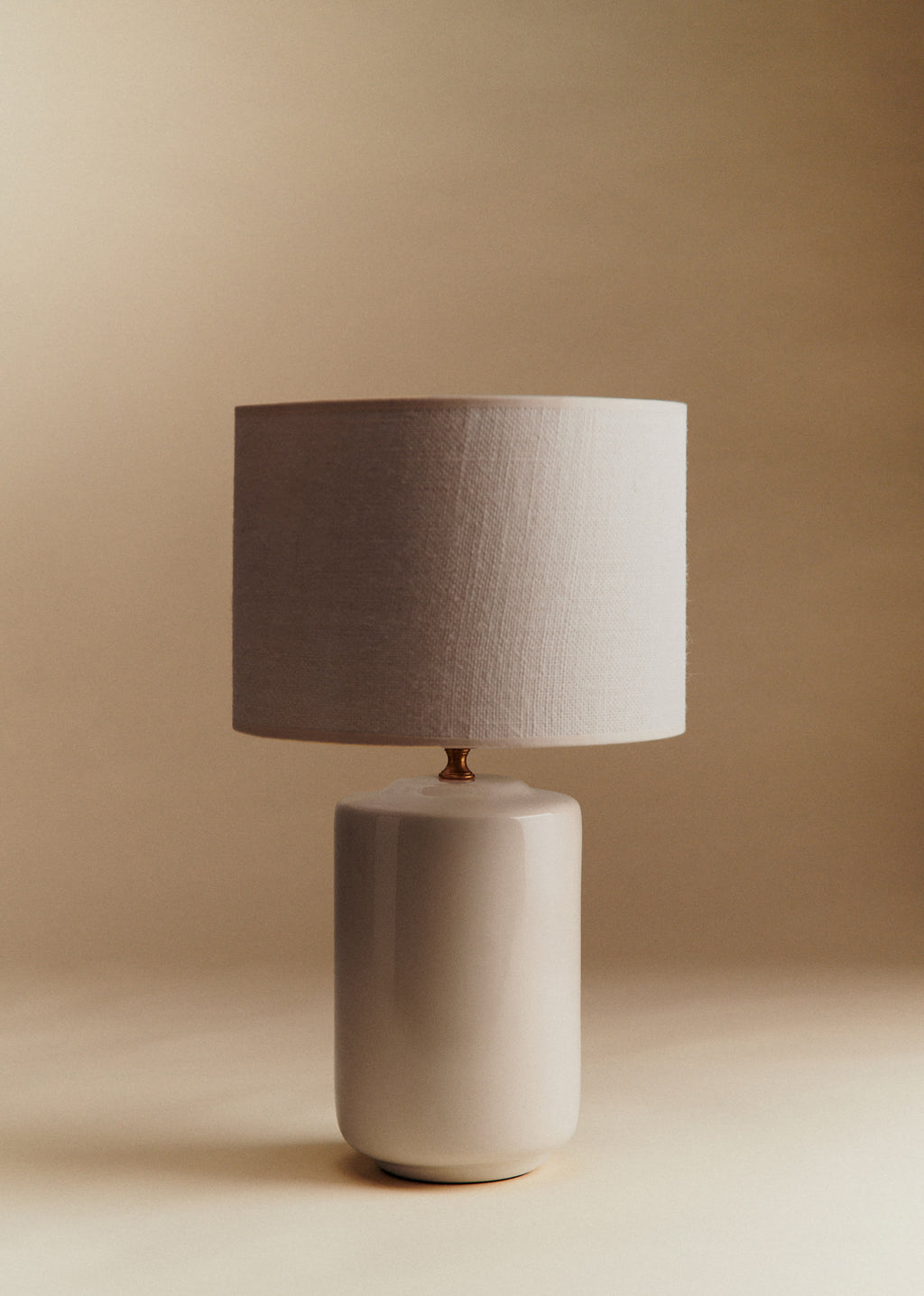 Lampe Mezzo - Crème - Abat-jour Dolce - Jute Écru