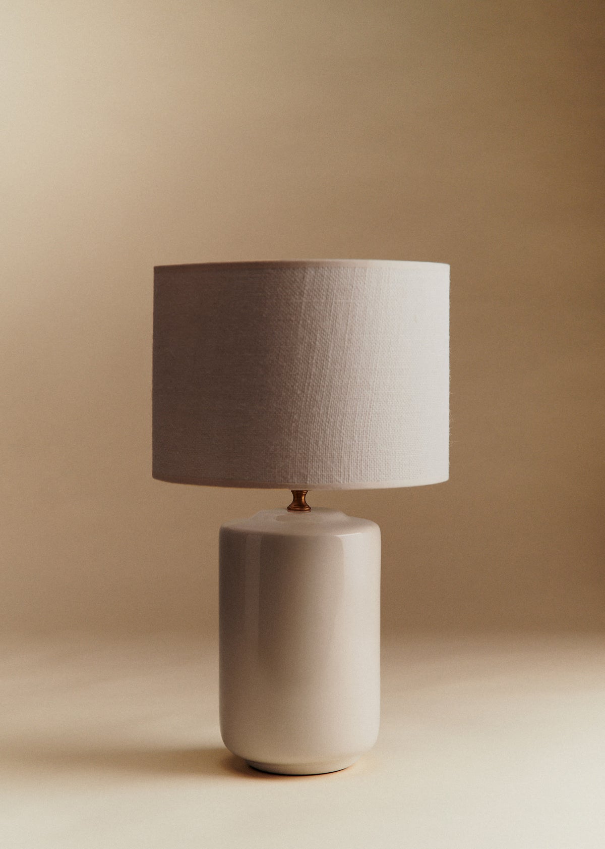Lampe Mezzo - Crème - Abat-jour Dolce - Jute Écru