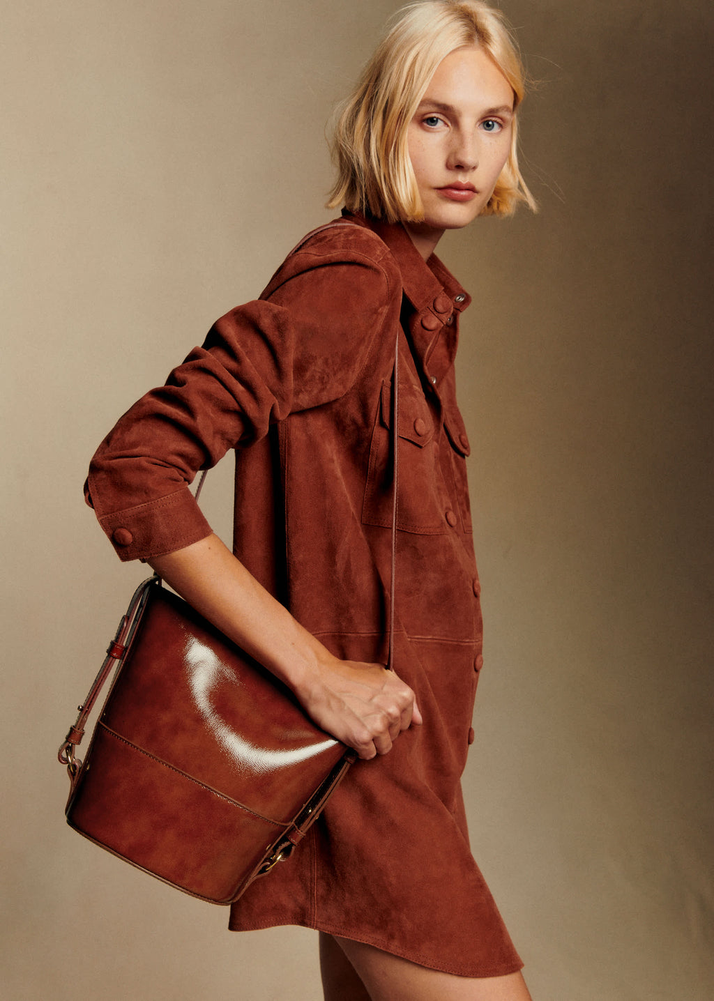 Sac Gary - Acajou Vernis