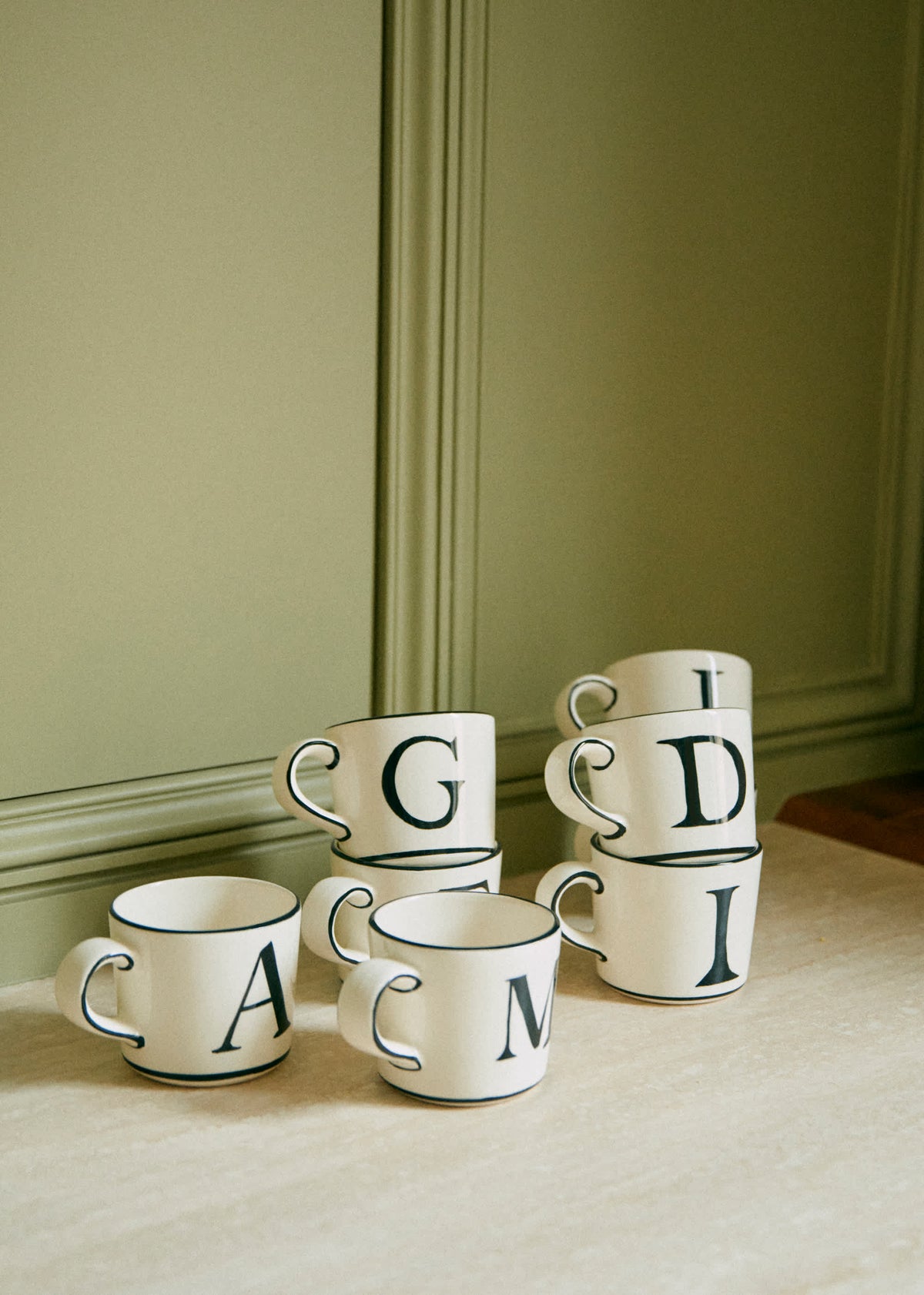 Tasse Tempo - Lettre H - Rouge
