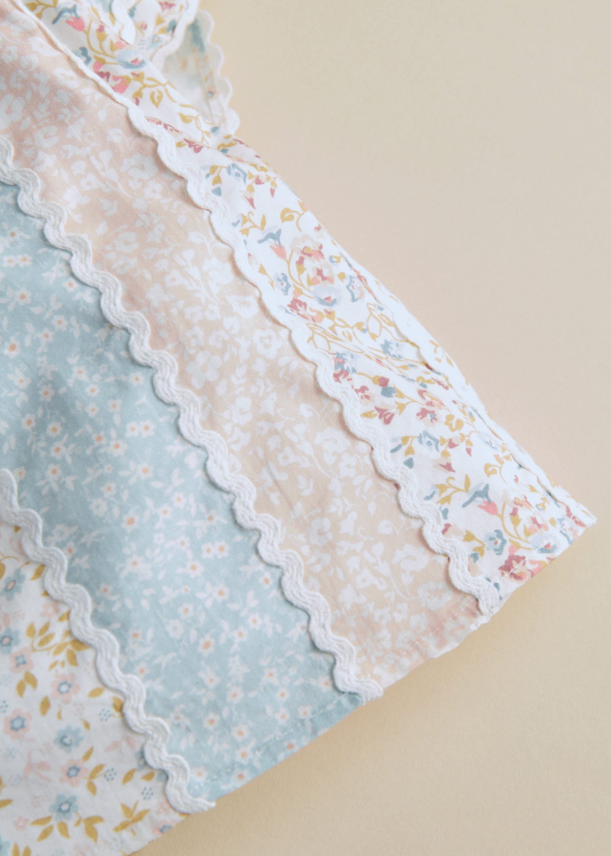 Blouse Eugenie - Patchwork Petites Fleurs