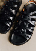 Sandales Low Audrey - Noir Glacé