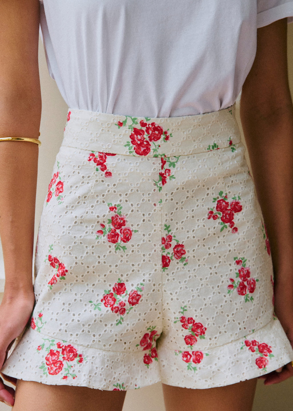 Short Dorian - Imprimé Rosa Corail