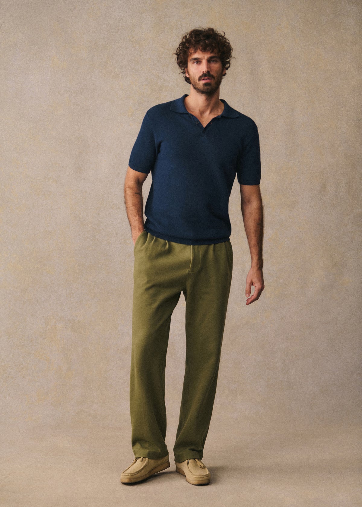 Polo Maille Simeone - Marine