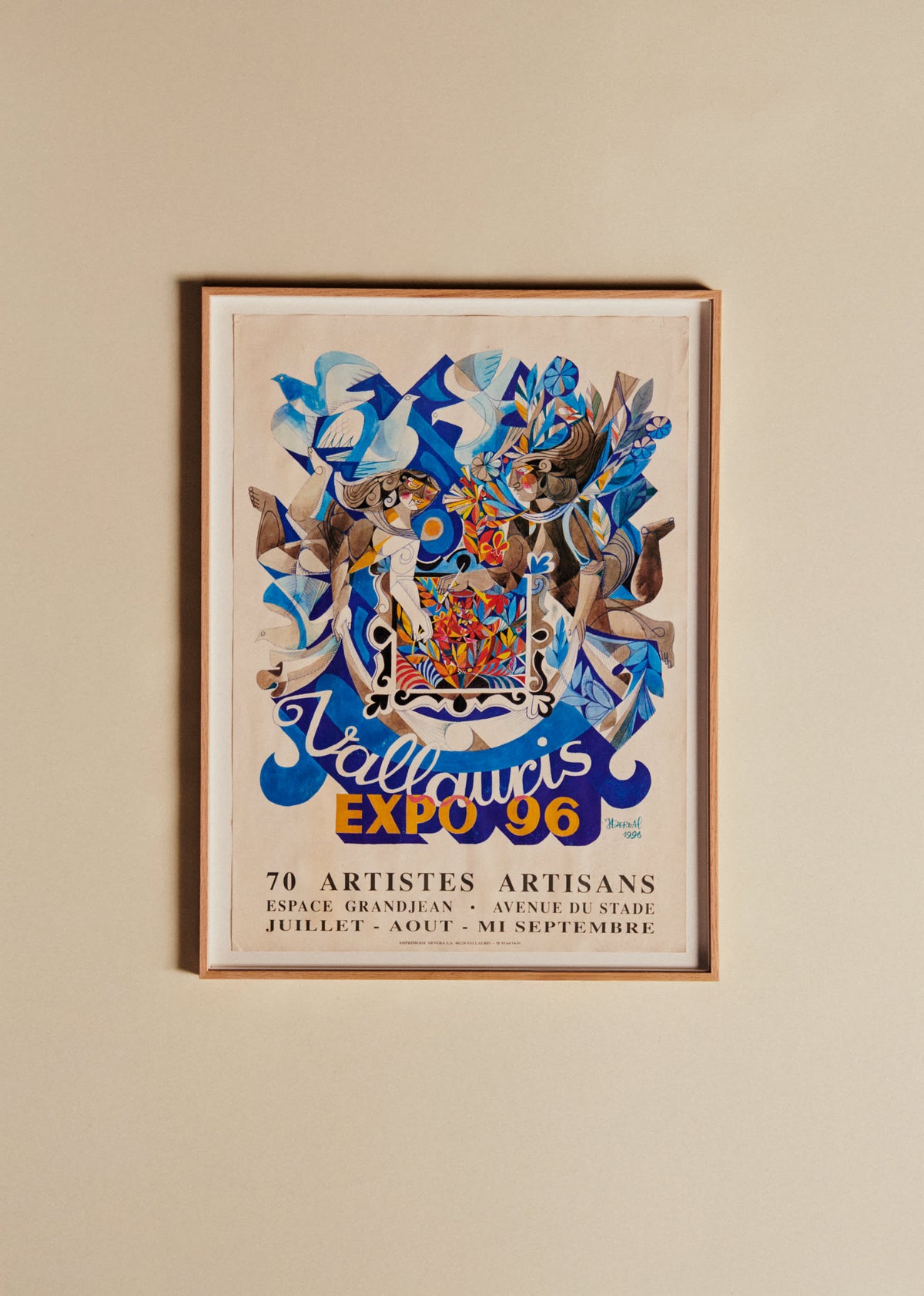 Affiche Vallauris, Expo 86 - 57,5 x 76,5 cm