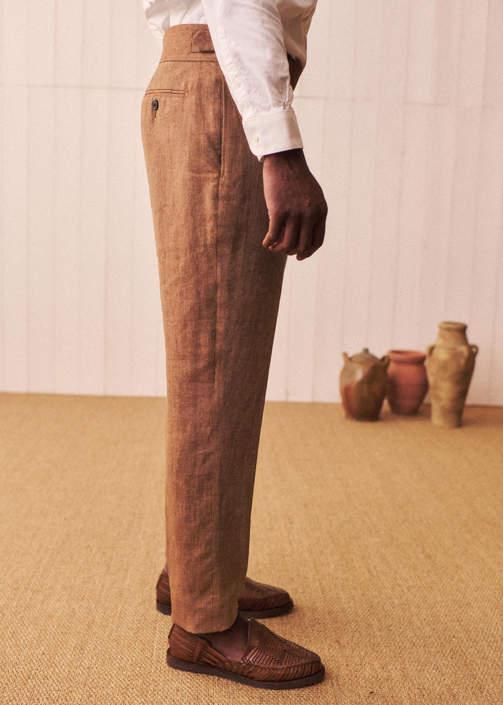 Pantalon Terence - Camel Chiné
