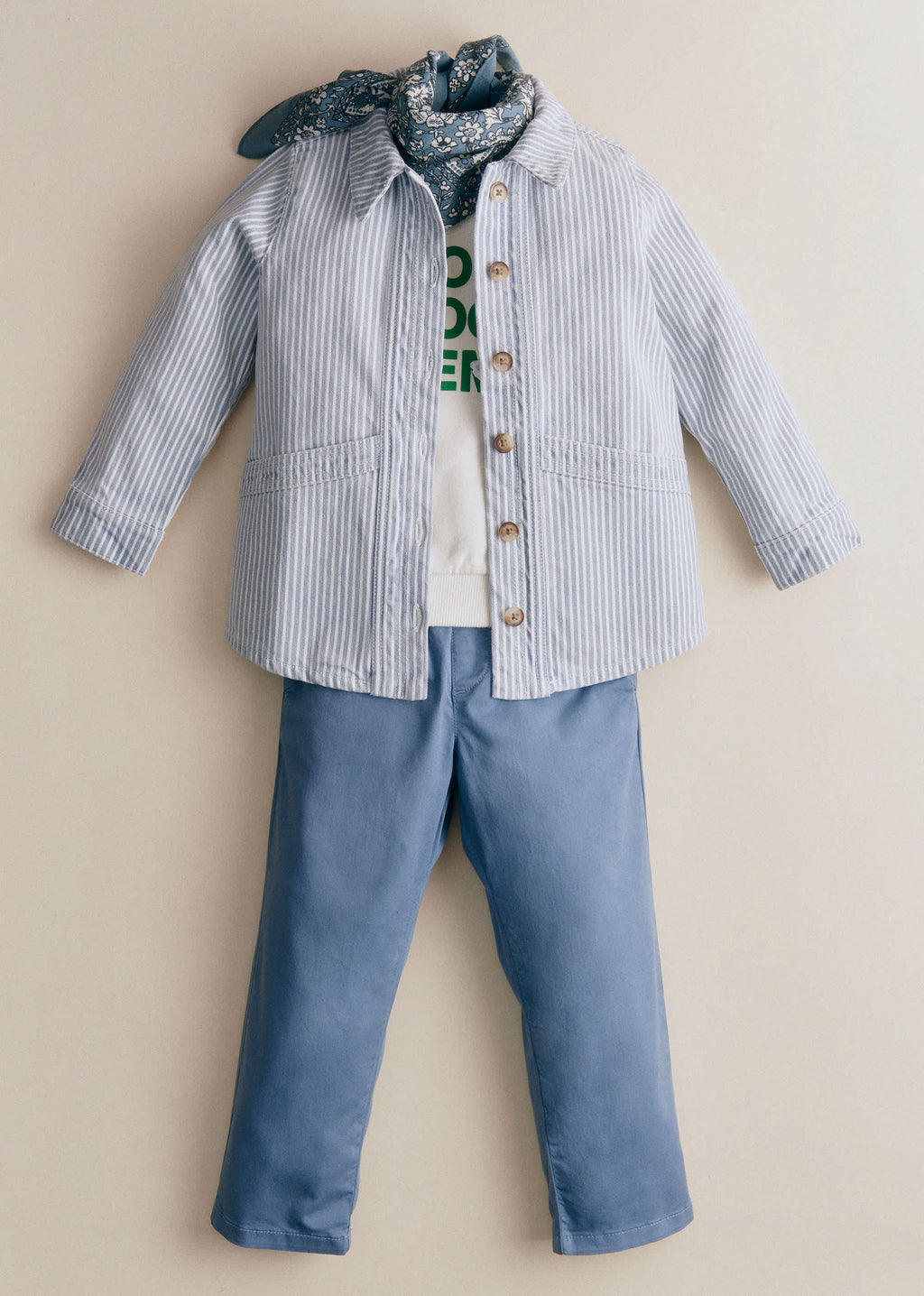 Veste Will - Denim Rayé Bleu