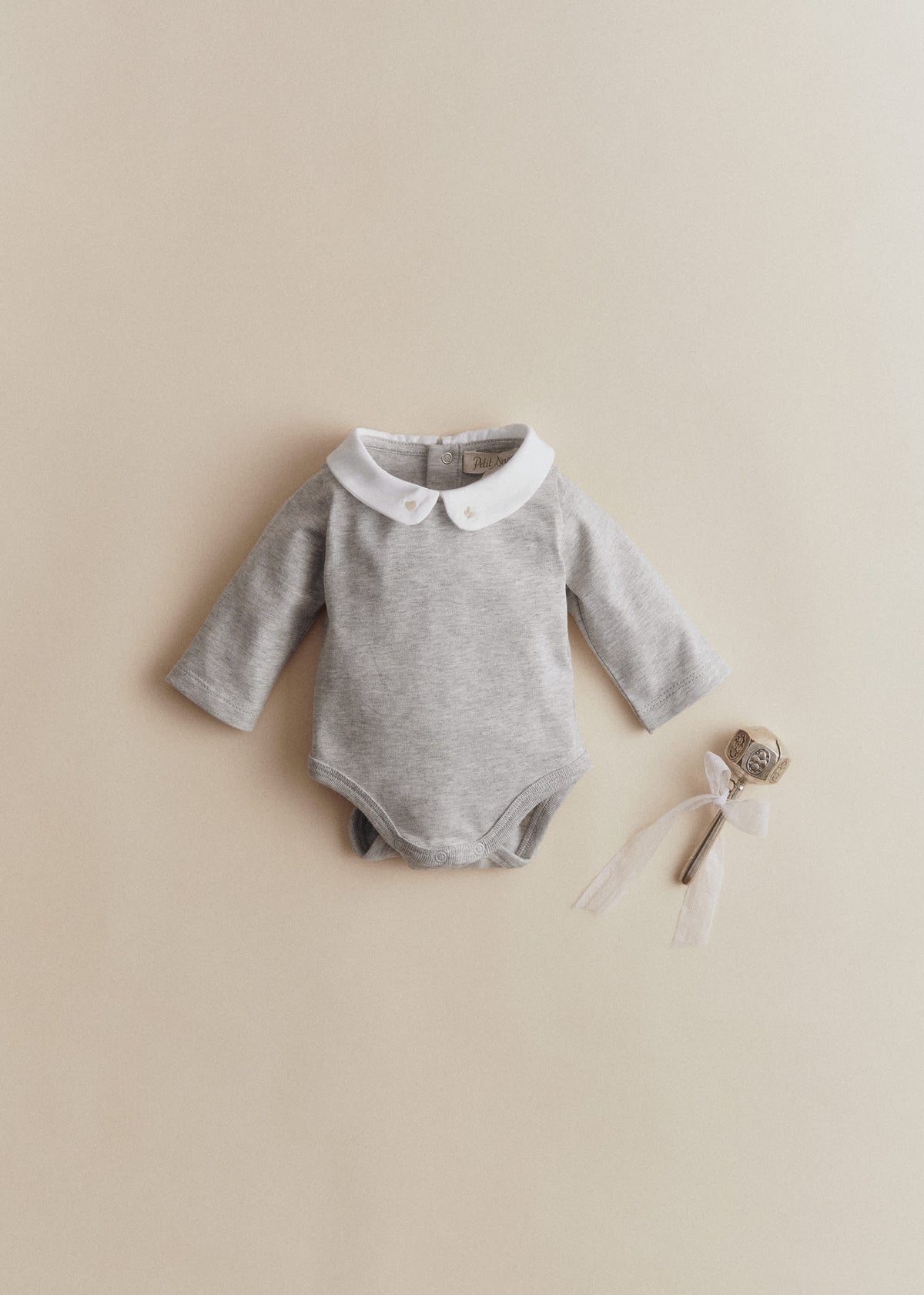 Body Billie - Gris Chiné / Ecru