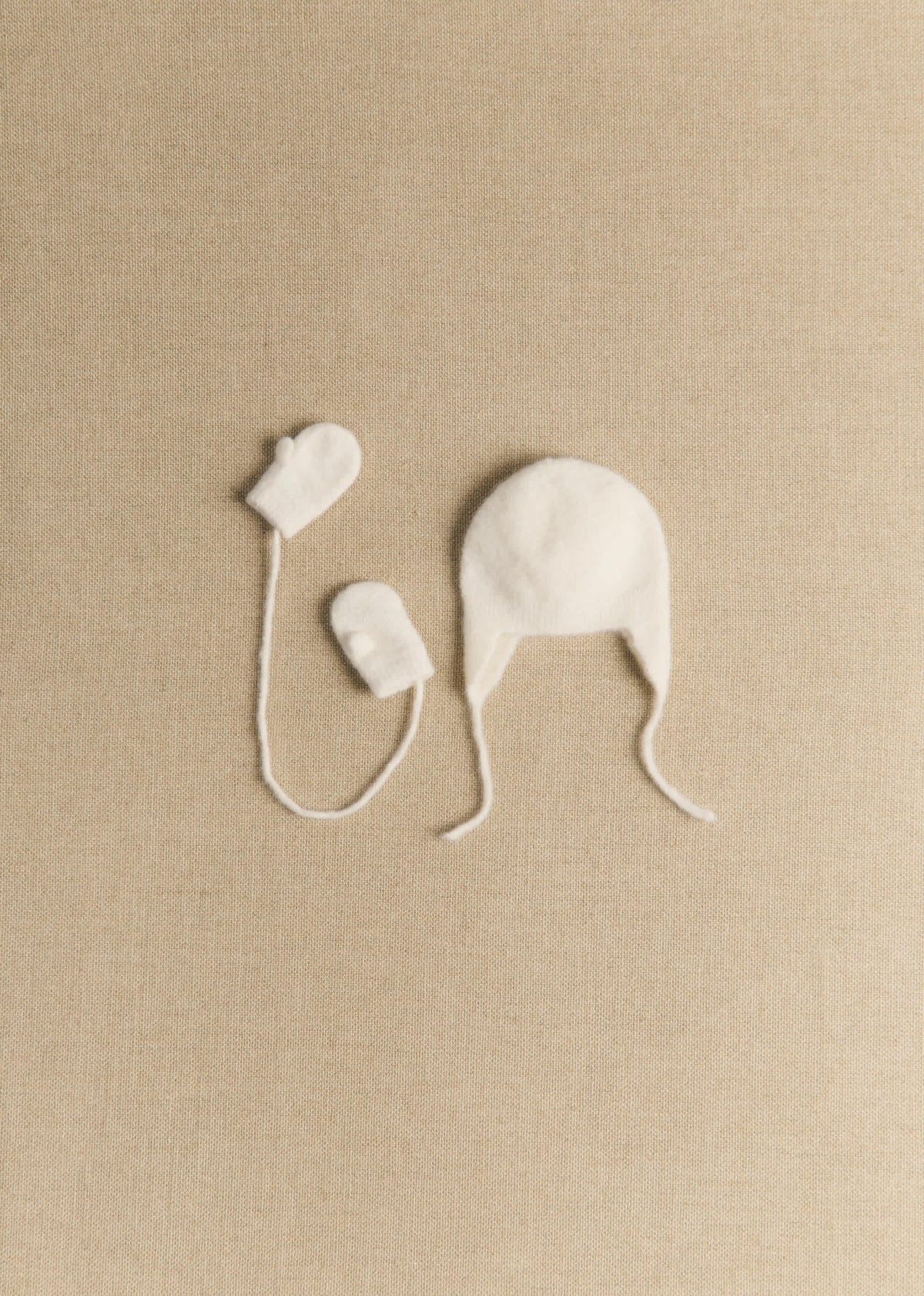 Moufles Jean - Ecru