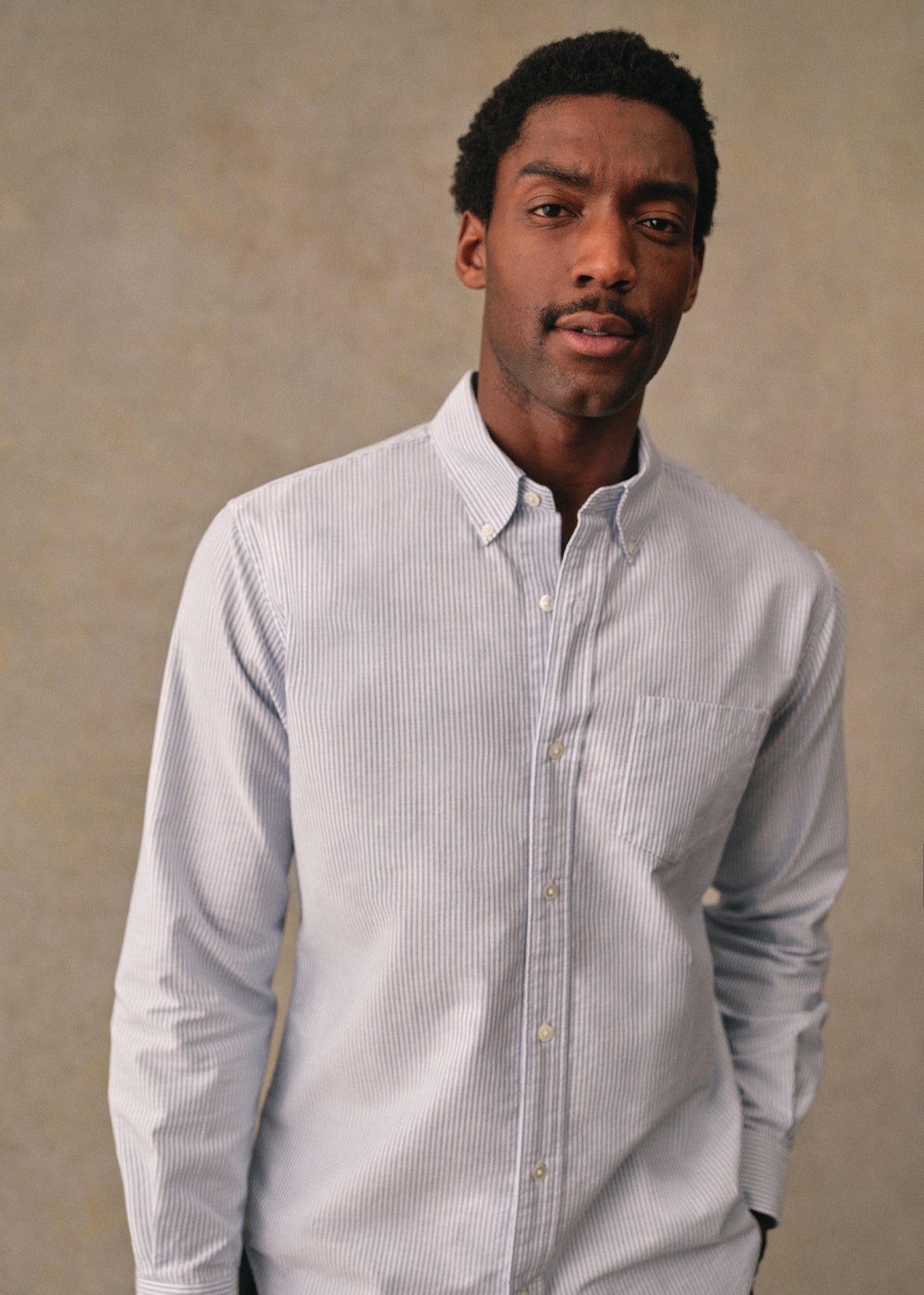 Chemise Charlie Oxford - Rayures Bleues