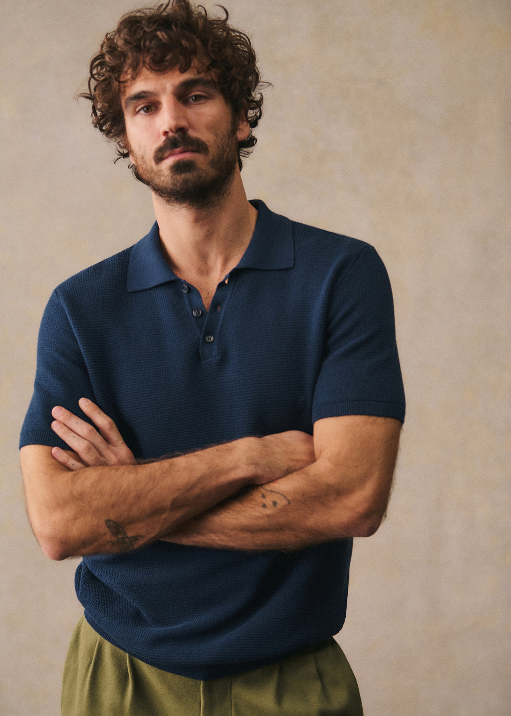 Polo Maille Simeone - Marine