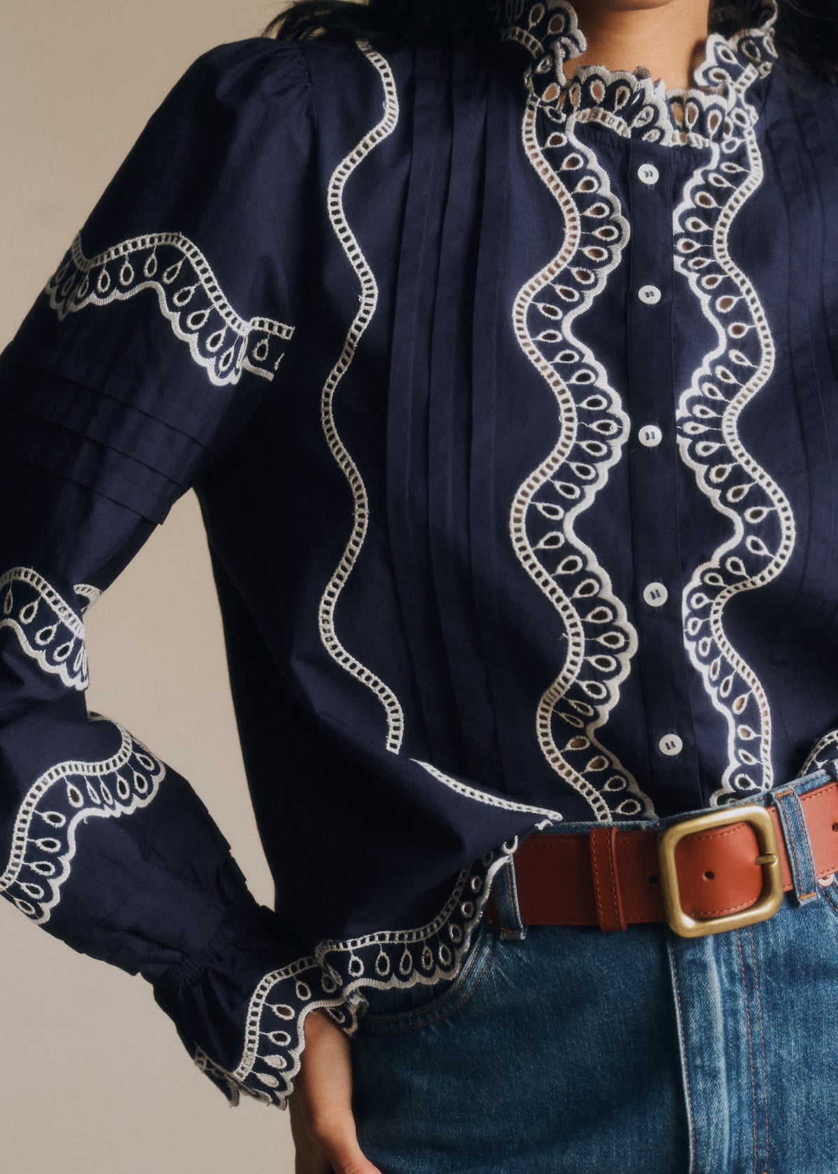 Ceinture Eva - Cuir Naturel Héritage