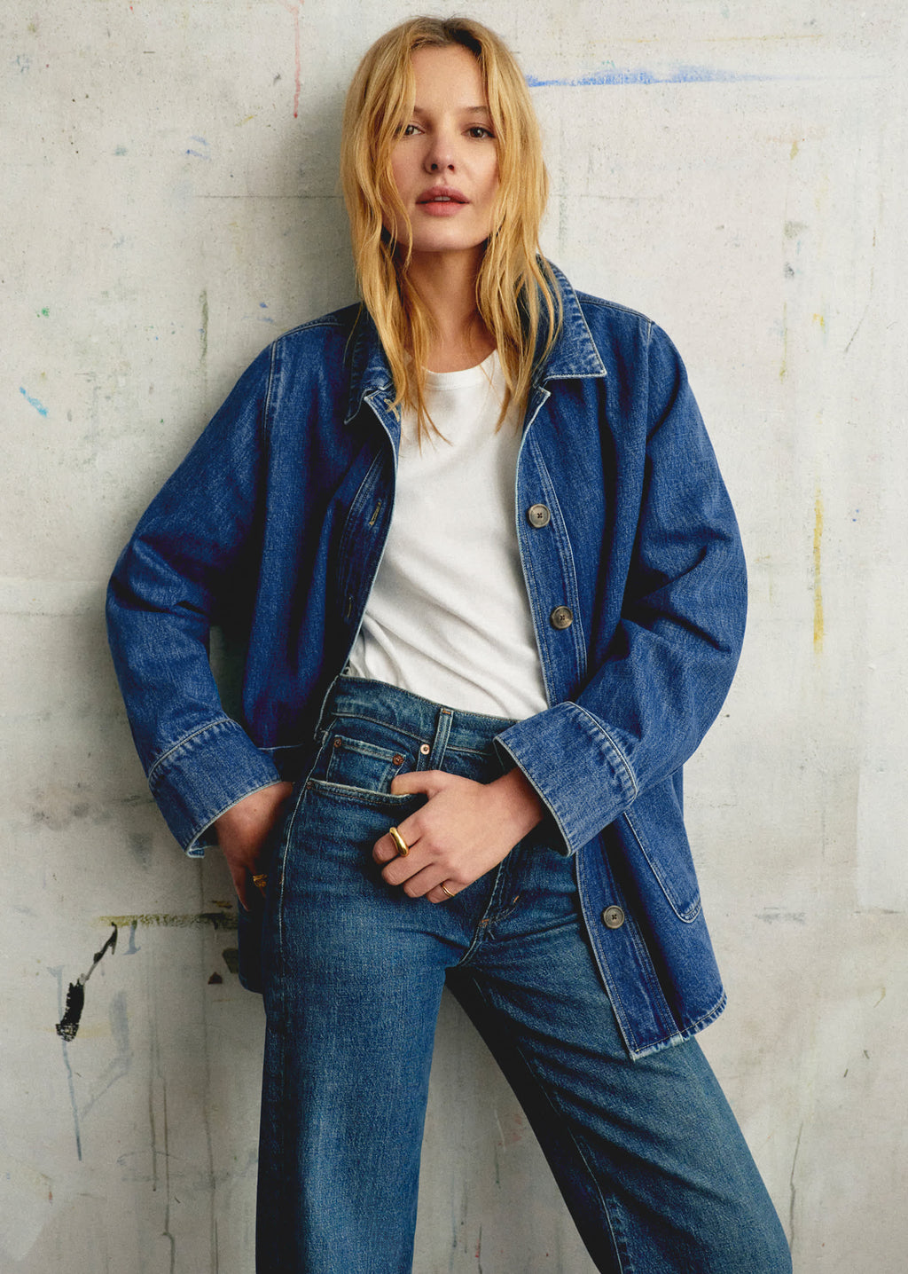 Veste Gabin - Bleu Denim