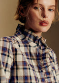 Chemise Chlo - Carreaux Marine et Ecru