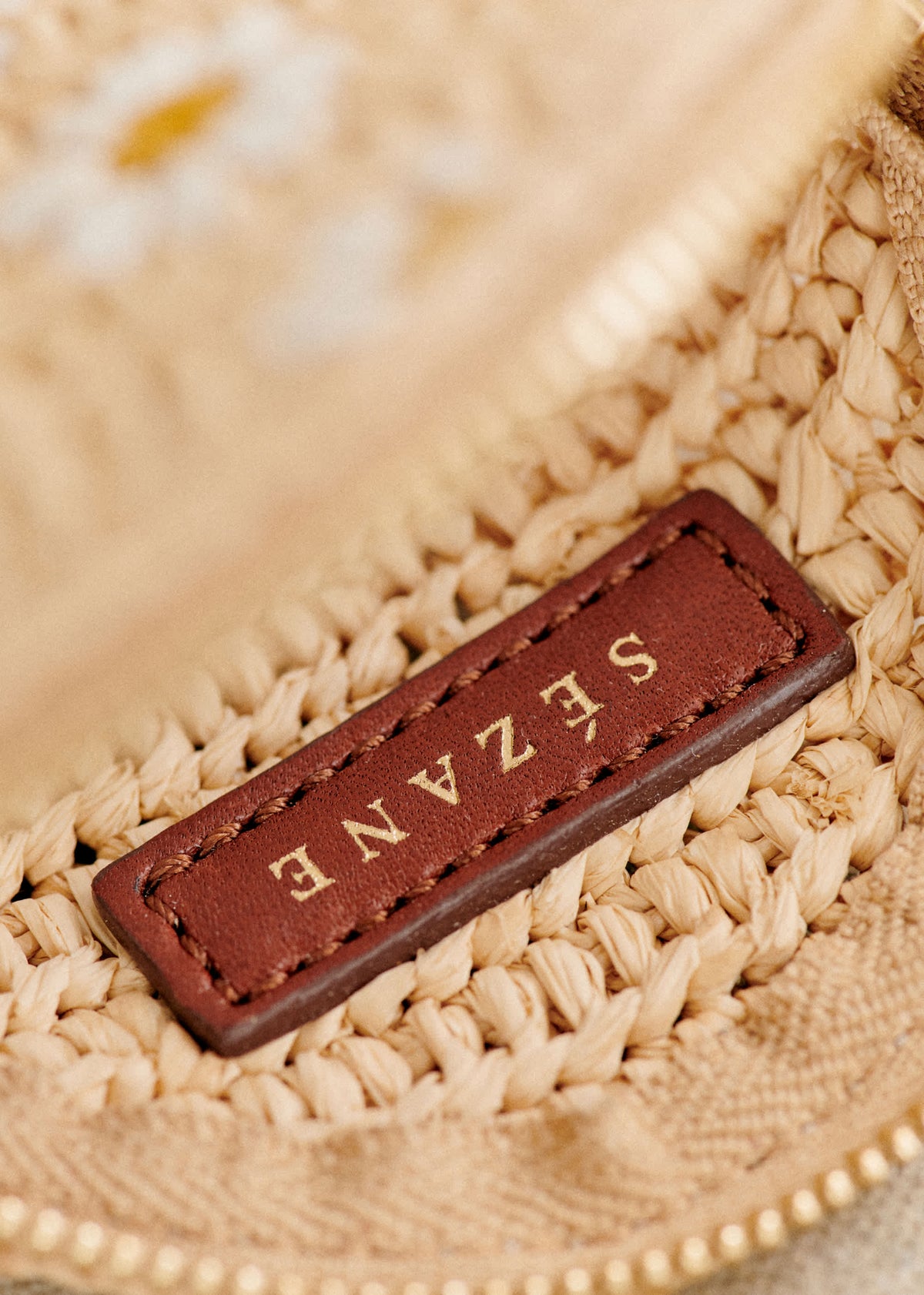 Porte-monnaie Nicole - Broderie Marguerites