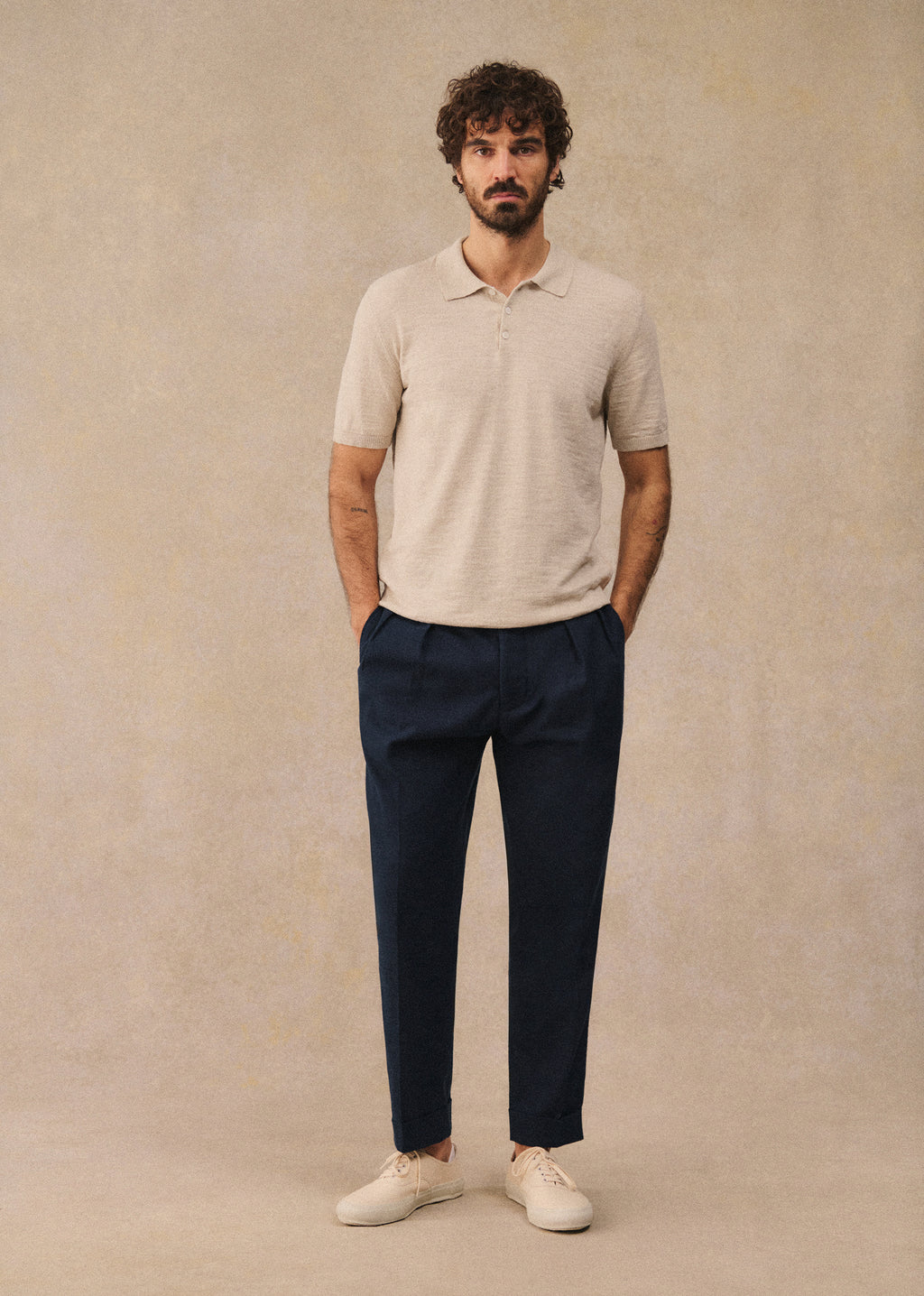 Polo Maille Joan - Écru