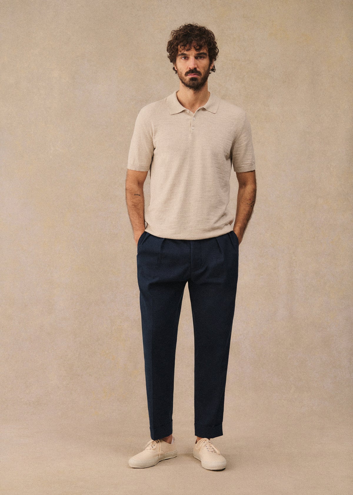 Polo Maille Joan - Écru