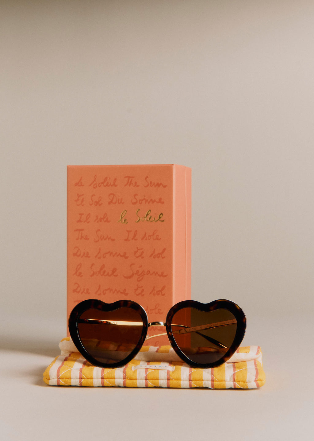 Lunettes de soleil Fiona - Ecailles et Doré